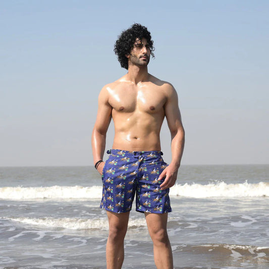 Bhayla's Fearless Tiger Swim Shorts – Bold, Unstoppable, Empowered