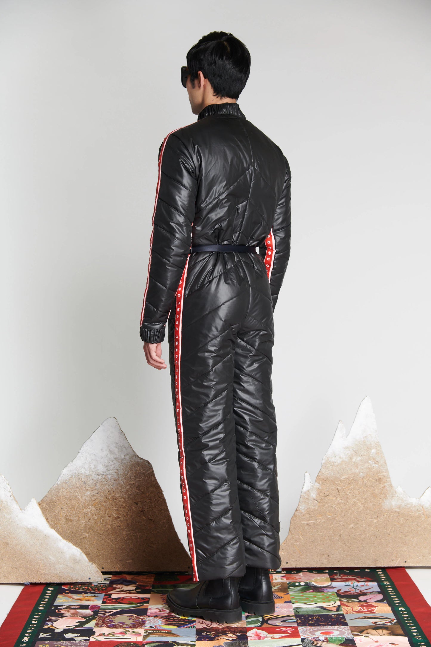 Bhayla's Quilted Iconoband Ski Suit – Ultimate Performance Meets Timeless Style