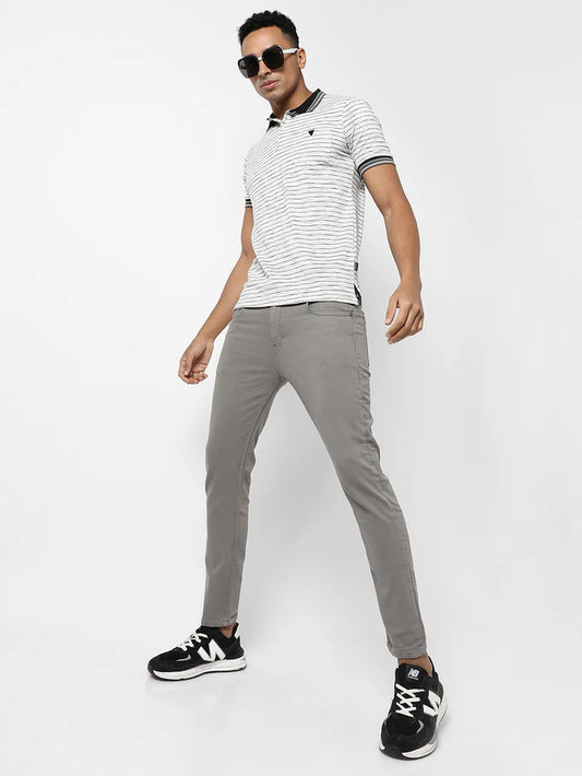 DYNAMIC STRIPE CASUAL T-SHIRT