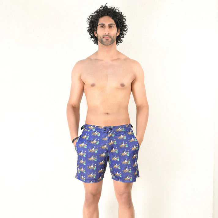 Bhayla's Fearless Tiger Swim Shorts – Bold, Unstoppable, Empowered